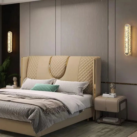 Aplica LED PRISCILA, 5W, Cristal, Crom Lucios, Lumina Calda/Rece/Neutra – aplică LED, culoare argintie – RegalStore, ilu