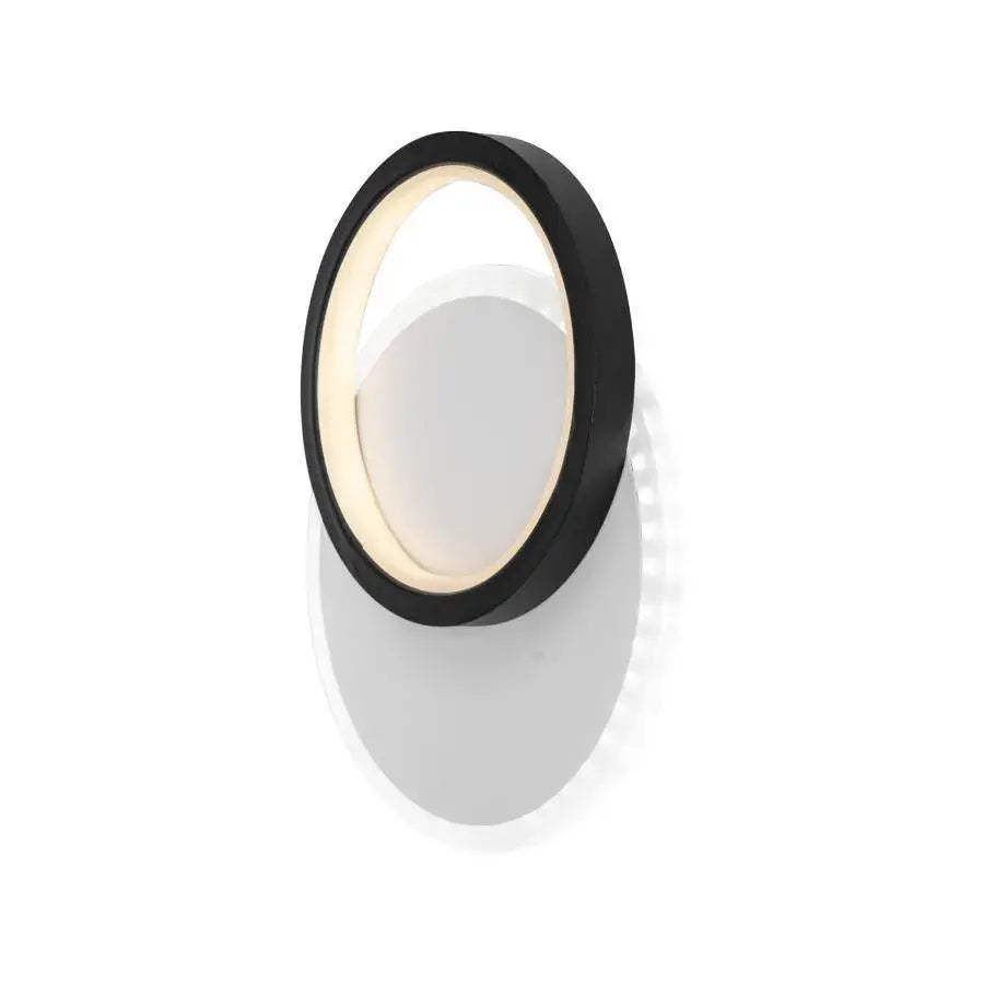 Aplica LED SMALON, 27W, 2 Cercuri, lumina Rece/Calda/Neutra, Alb Negru