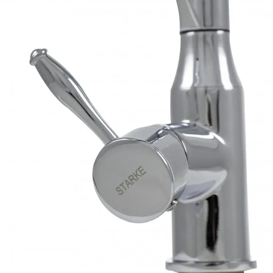 Baterie Bucatarie, Alama Sanitara, Negru cu Crom, WZX/2019 – culoare neagră, culoare argintie – RegalStore, iluminat int