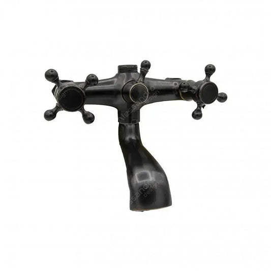 Baterie Dus cu Para si Furtun, Alama Sanitara, Negru, OD/2048 – culoare neagră – RegalStore, iluminat interior