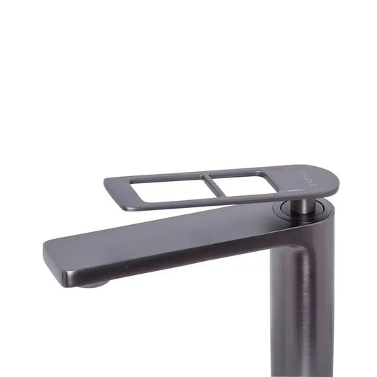 Baterie Lavoar Monocomanda Cartus Ceramic Alama Sanitara Gri Satin Racorduri si Kit Fixare Incluse 9707N – RegalStore, i