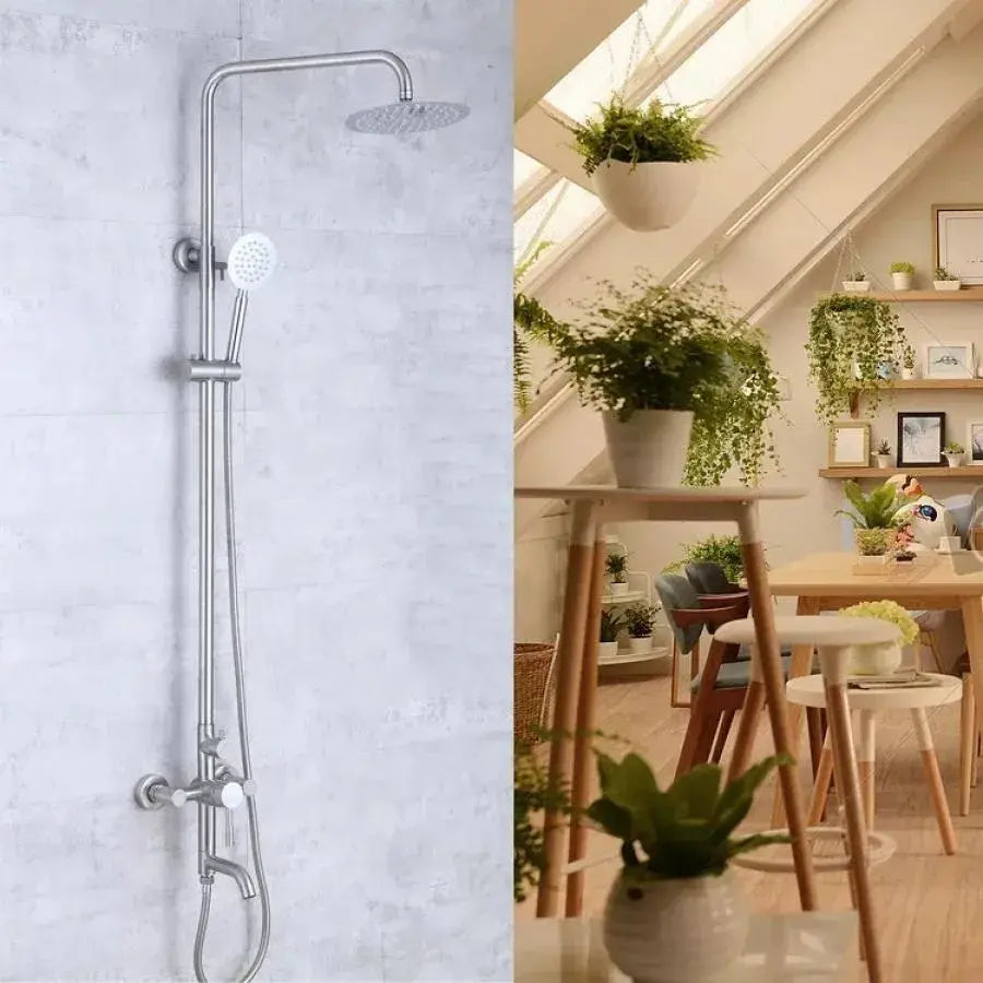 Coloana de Dus, Inox SUS304, Satinat, LY003 – RegalStore, iluminat interior