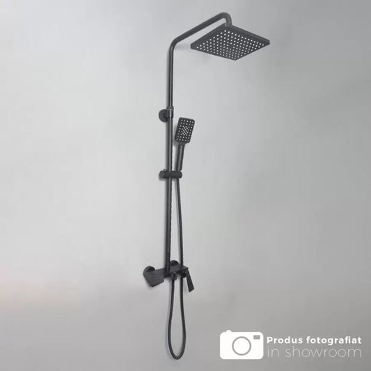 Coloana Dus, Alama Sanitara, Negru, 6720H – culoare neagră – RegalStore, iluminat interior