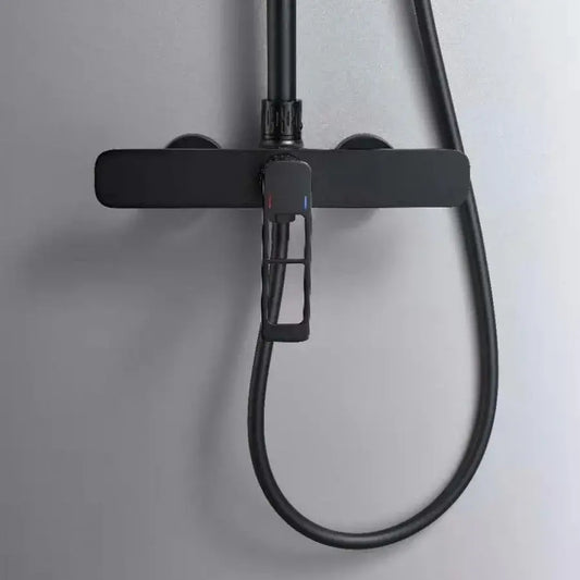 Coloana Dus, Alama Sanitara, Negru, 9710H – culoare neagră – RegalStore, iluminat interior