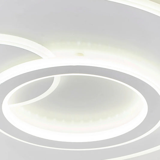 Lustra LED cu telecomanda NOLUX 120W, Rotunda, lumina Rece/Calda/Neutra, Dimabila, Alb