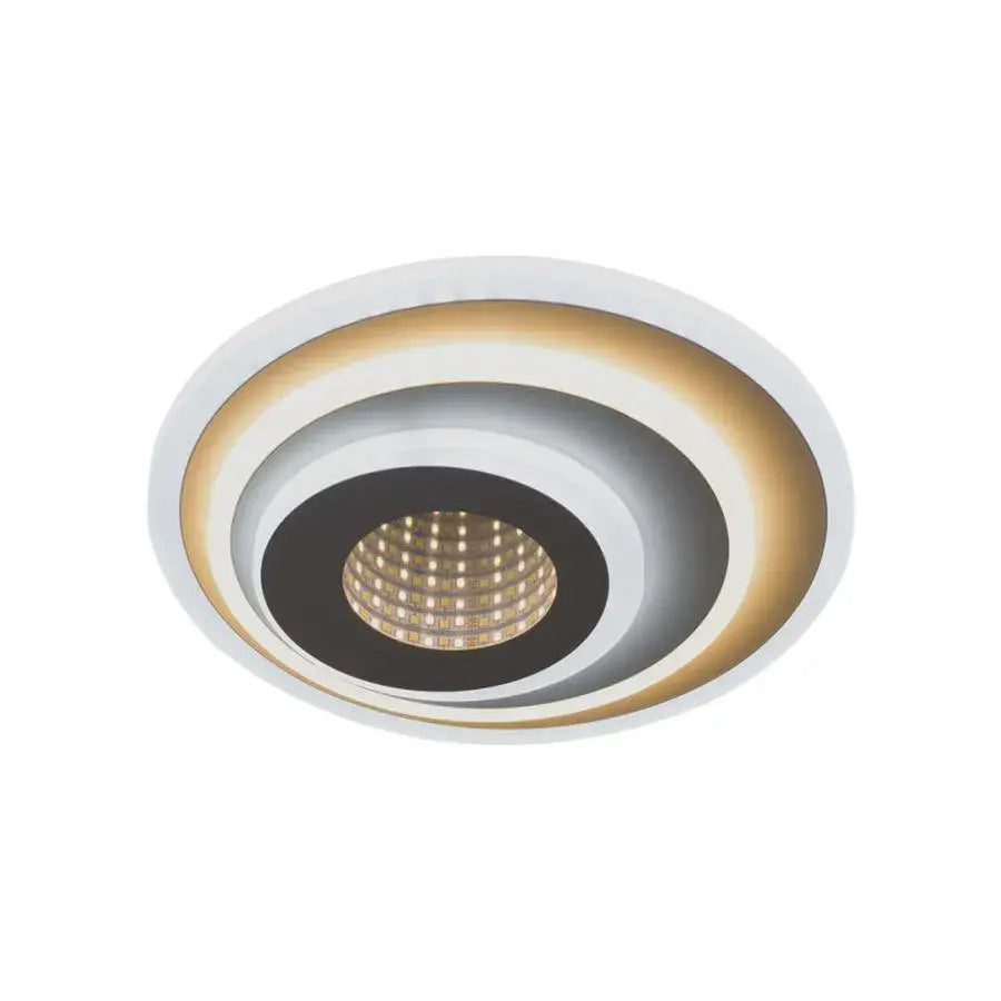 Lustra LED NEXA Rotund 3D, 17W, Alb, Lumina Rece/Calda/Neutra