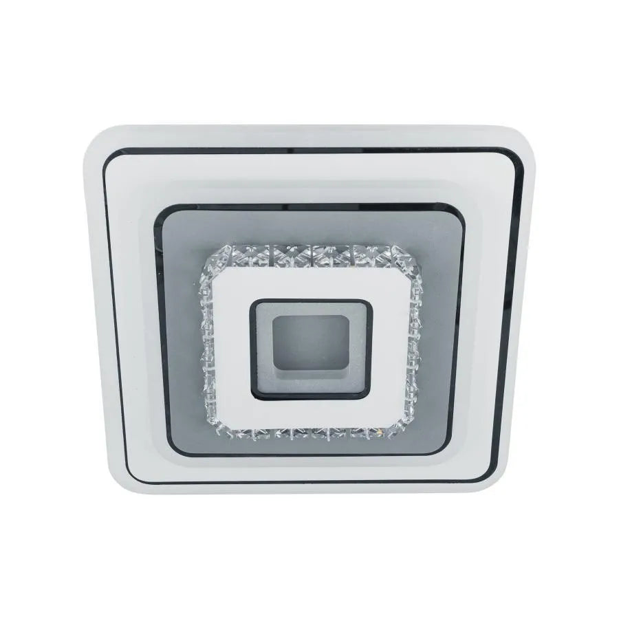Lustra LED cu cristal ARABELA, 35W, lumina Rece/Calda/Neutra, Alb