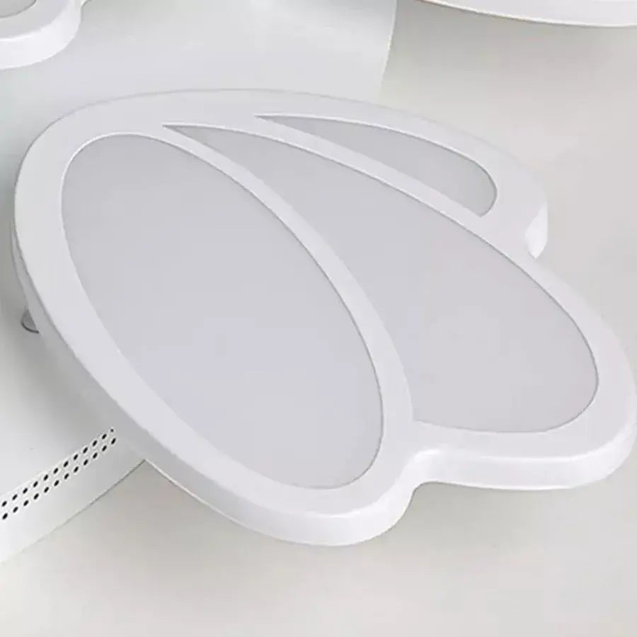 Lustra LED cu telecomanda TULIP, 47W, 3 Petale, lumina Rece/Calda/Neutra, Dimabila, Alb – lustră LED, culoare albă, cu t