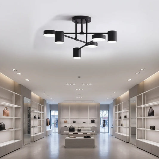 Lustra LED 72W Galios Negru