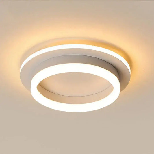 Lustra LED MODERNA 24W, Diametru 20cm, Rotunda, lumina Rece/Calda/Neutra, Alb – lustră LED, culoare albă, design modern,