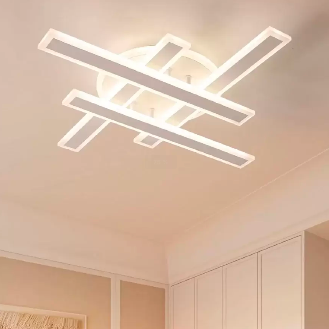Lustra LED cu Telecomanda Shawn 60W Dimabila Alb