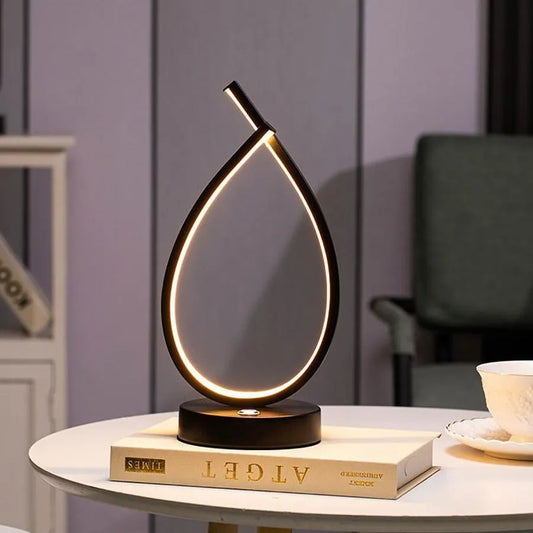 Veioza LED Genesis, 10W, Lumina Rece/Calda/Neutra, Metal si Acril, Negru – culoare neagră – RegalStore, iluminat interio