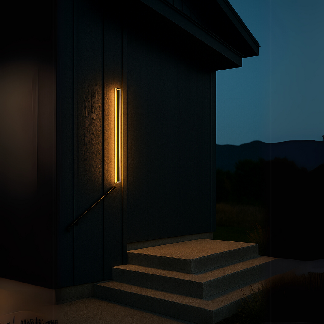 Aplica LED Exterior Malachi 25W Alb Negru