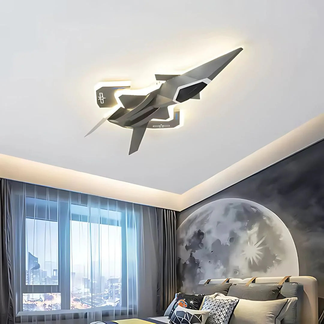Lustra LED FIGHTER, 101W, lumina Rece/Calda/Neutra, Argintiu