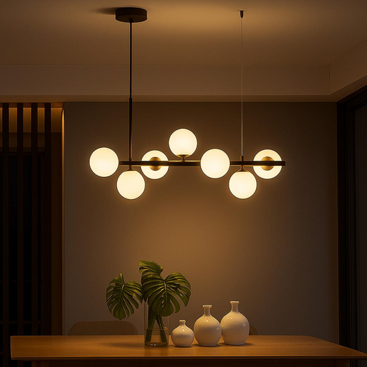 Lustra Mu 7x G9 Negru