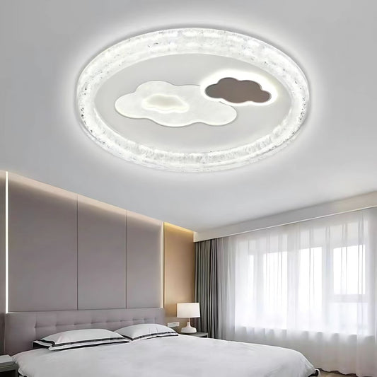 Lustra LED SKYForma Starry, 64W, lumina Rece/Calda/Neutra, Negru – RegalStore