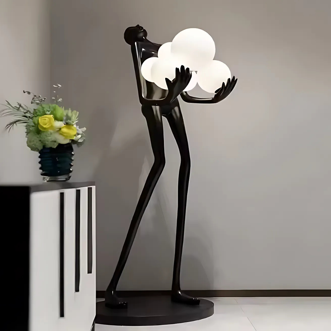 Lampadar Living Eleganza, 6x G9, Negru – RegalStore