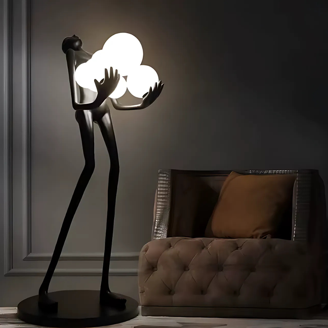 Lampadar Living Eleganza, 6x G9, Negru – RegalStore