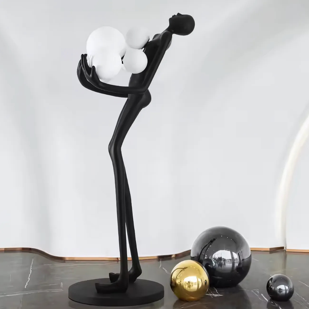 Lampadar Living Eleganza, 6x G9, Negru – RegalStore