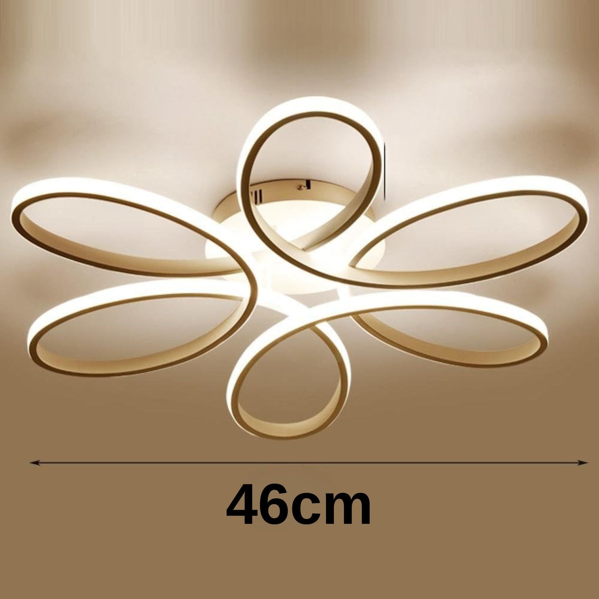 Lustra LED cu telecomanda ELIZA, 65W, lumina Rece/Calda/Neutra, Dimabila, Alb – RegalStore