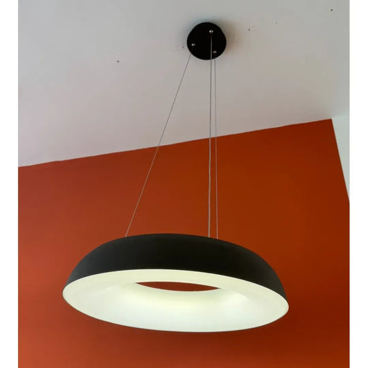 Lustra LED suspendata cu Telecomanda CHIARA, 37W, Lumina Rece/Calda/Neutra, Dimabila, Alb – RegalStore