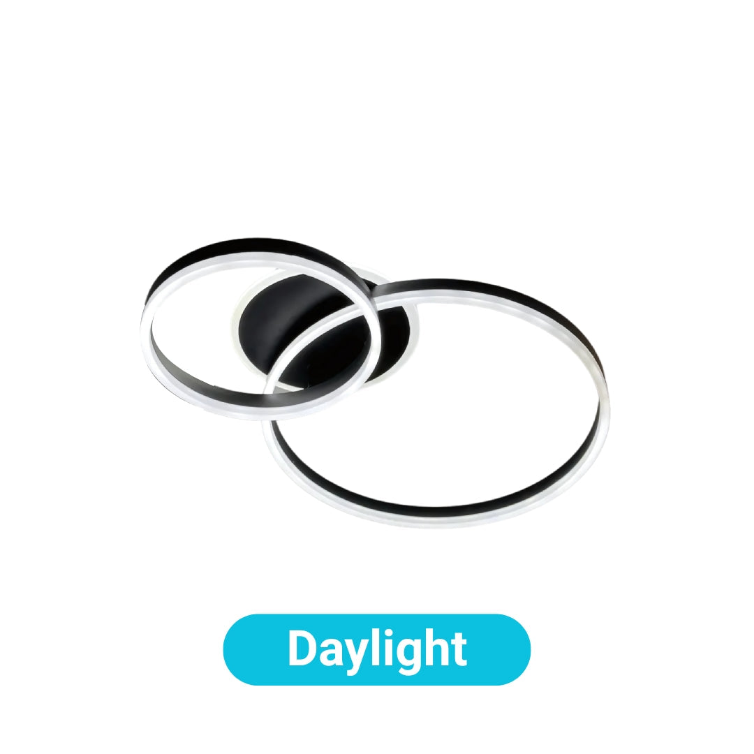 Lustra LED cu Telecomanda Hailey 120W Dimabila Negru