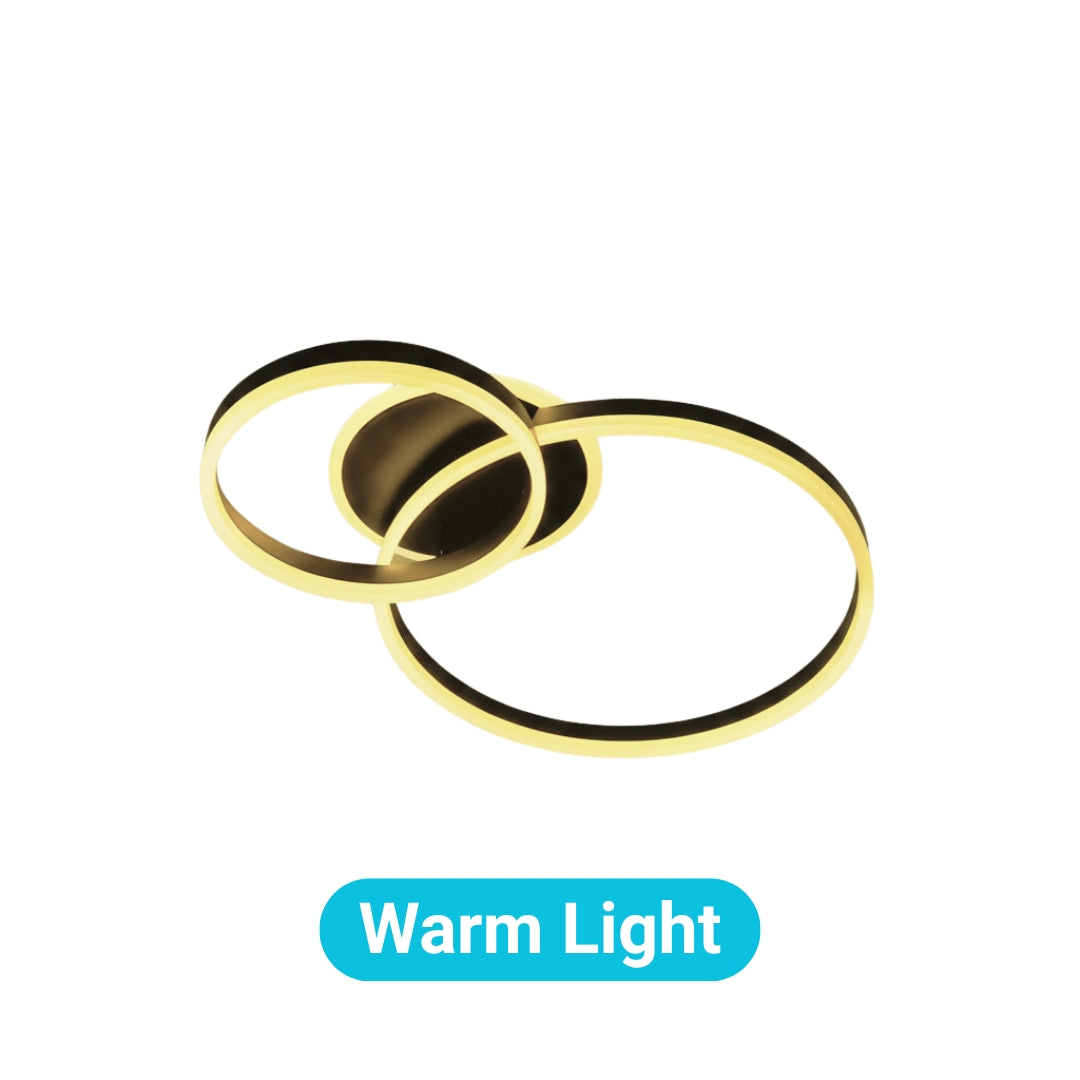 Lustra LED cu Telecomanda Hailey 120W Dimabila Negru