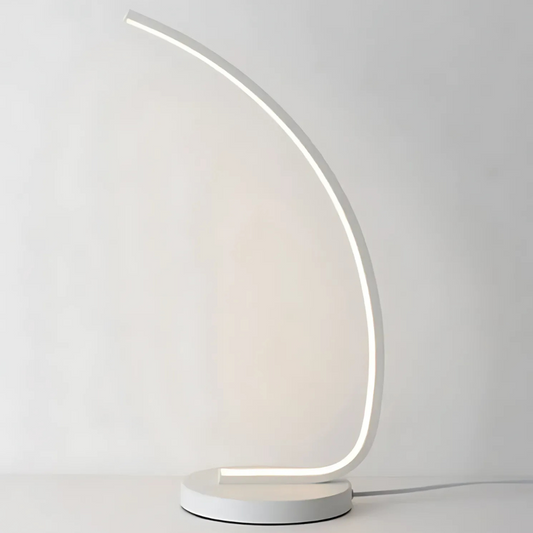 Veioza LED Nemesis, 10W, Lumina Rece/Calda/Neutra, Metal si Acril, Alb – culoare albă – RegalStore, iluminat interior