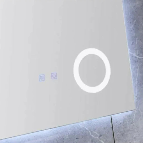 Oglinda LED Rectangulara 60x80 Linea Touch Sistem Dezaburire, Dimabila
