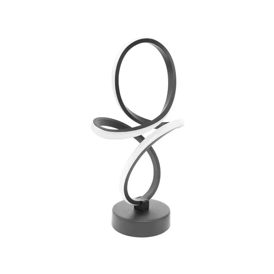 Veioza LED Cetia 30W Impletita Lumina Rece/Calda/Neutra Metal Negru – culoare neagră – RegalStore, iluminat interior