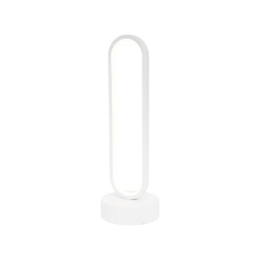 Veioza LED Creatoris, 30W, Lumina Rece/Calda/Neutra, Metal si Acril, Alb