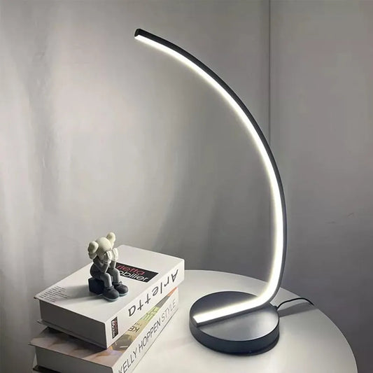 Veioza LED Nemesis, 10W, Lumina Rece/Calda/Neutra, Metal si Acril, Negru – culoare neagră – RegalStore, iluminat interio