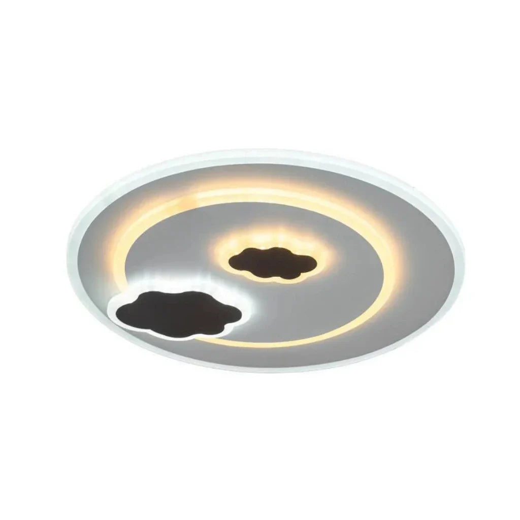 Lustra LED NOOR, 30W, lumina Rece/Calda/Neutra, Alb