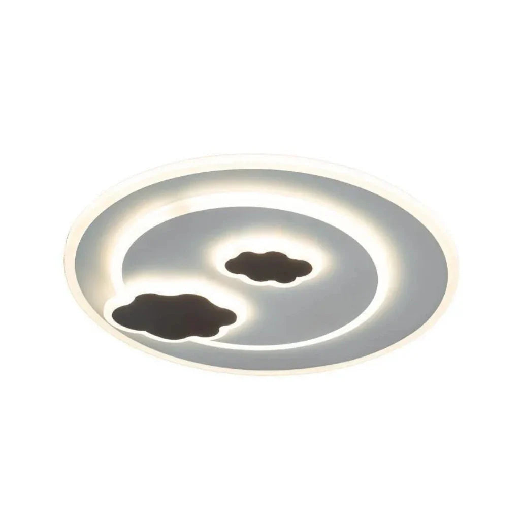 Lustra LED NOOR, 30W, lumina Rece/Calda/Neutra, Alb