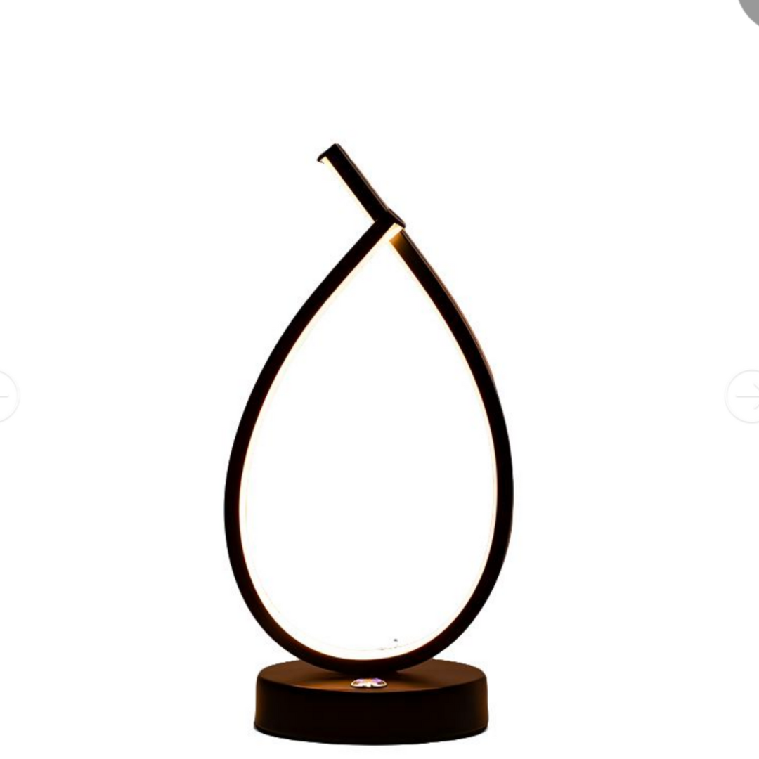 Veioza LED Genesis, 10W, Lumina Rece/Calda/Neutra, Metal si Acril, Negru – culoare neagră – RegalStore, iluminat interio