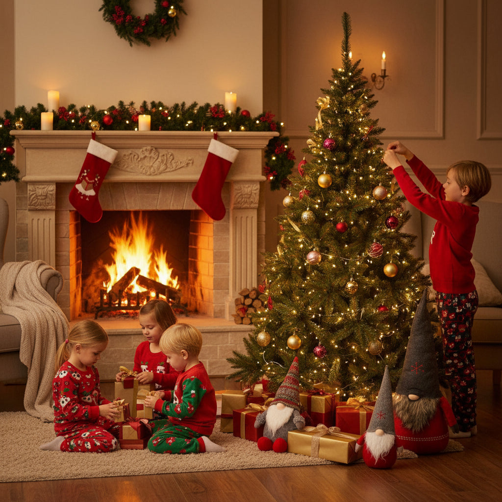 Brad artificial Christmas Deluxe by , Royal, 220cm