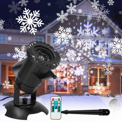 Instalatie de exterior, proiector laser, 20 moduri de iluminare multicolor