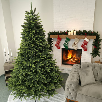 Brad artificial Christmas Deluxe by , Carpati cu varfuri verzi, 2D+3D, 230cm