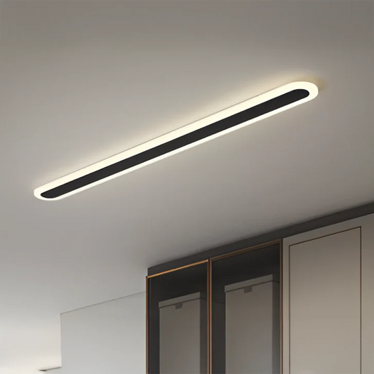 Aplica LED de Exterior SUHA, Lungime 50cm, 6W, IP65, Metal, Liniar, Negru