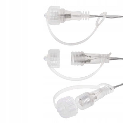 Instalatie lumina tip perdea cu 180 LED-uri, 2m, pentru interior/exterior, iluminare multicolor