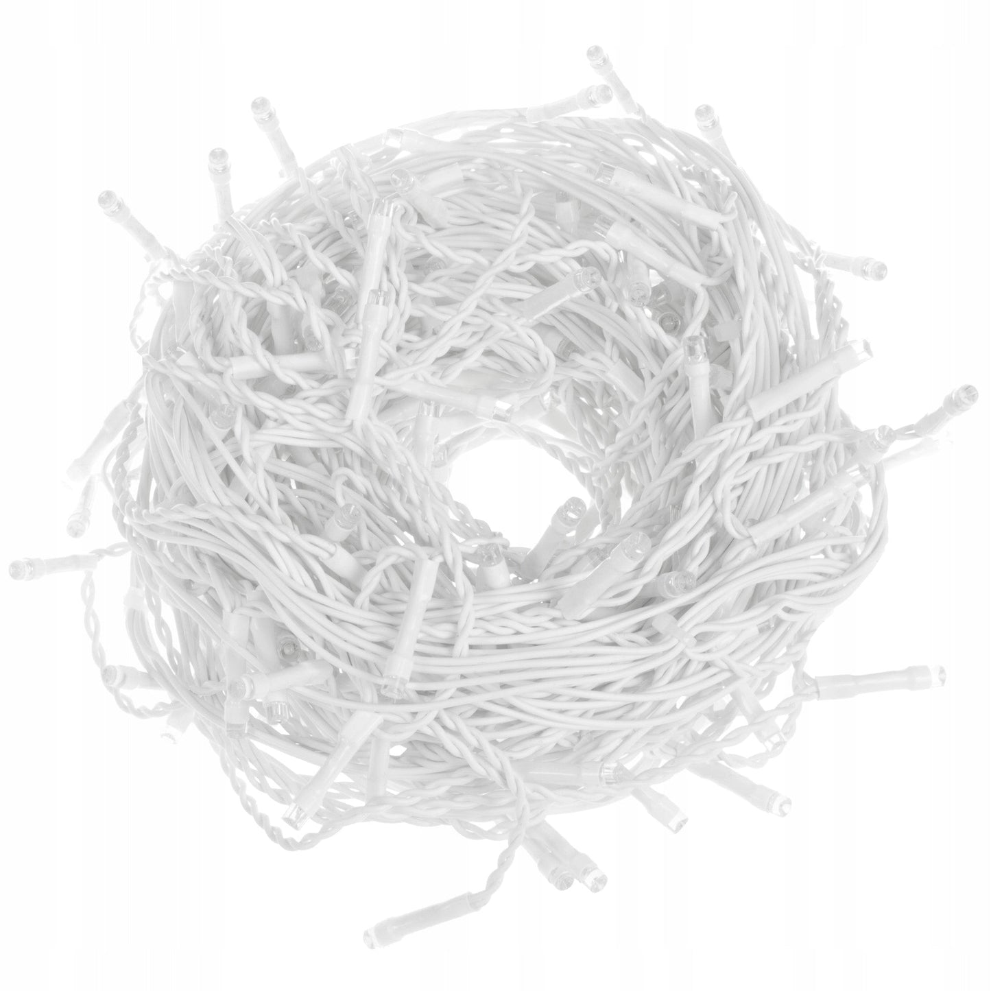 Ghirlanda luminoasa tip perdea 300 LED-uri, 12m, pentru interior/exterior, iluminare alba