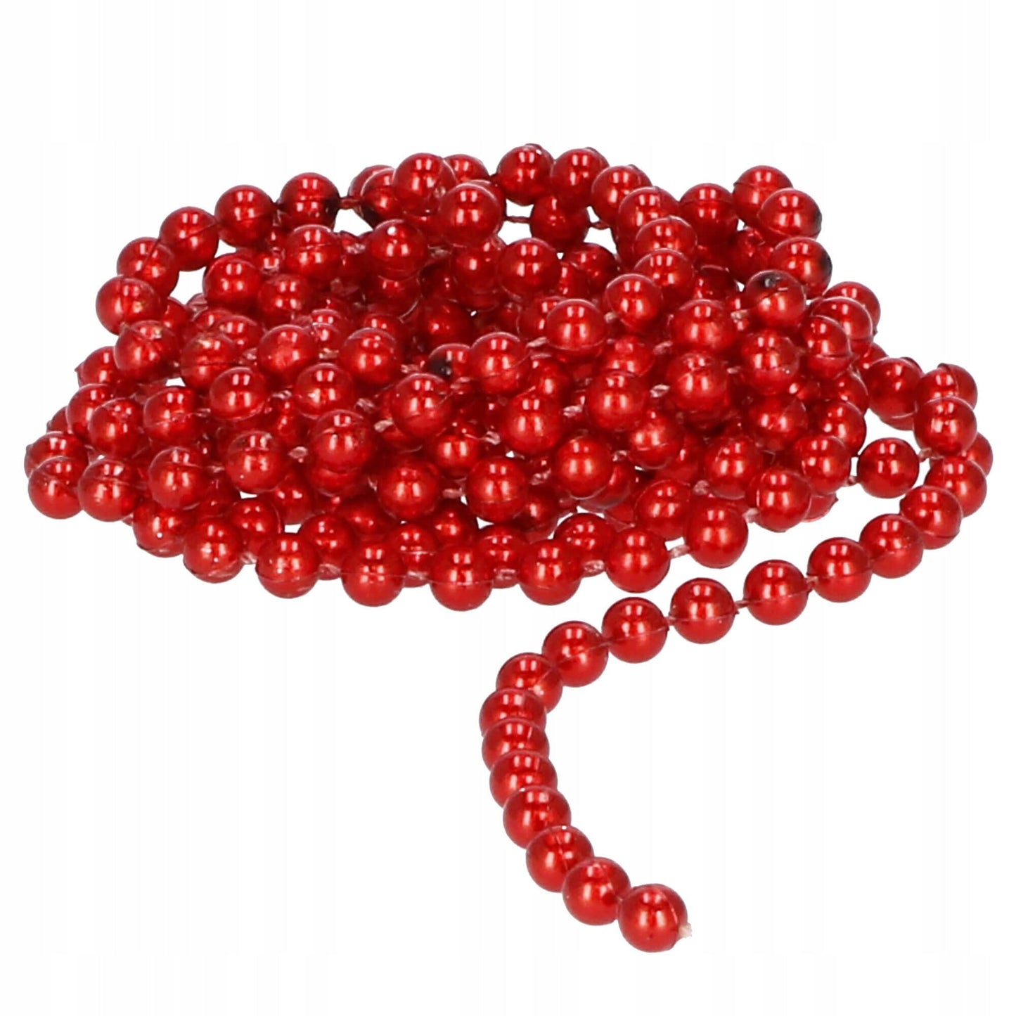 Set globuri si decoratiuni de Craciun, 51 piese, diverse dimensiuni, rosu