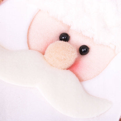 Decoratiune Craciun, soseta pentru cadouri cu Mos Craciun 45cm, maro