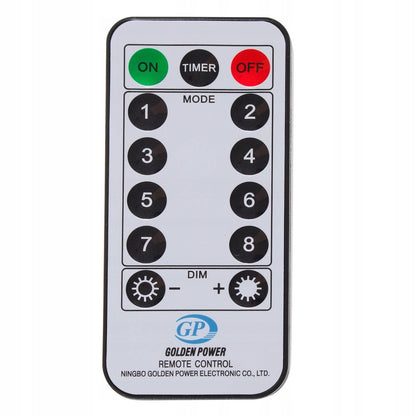 (DL) Ghirlanda luminoasa tip perdea 300 LED-uri, 12m, pentru interior/exterior, iluminare multicolor, cu telecomanda