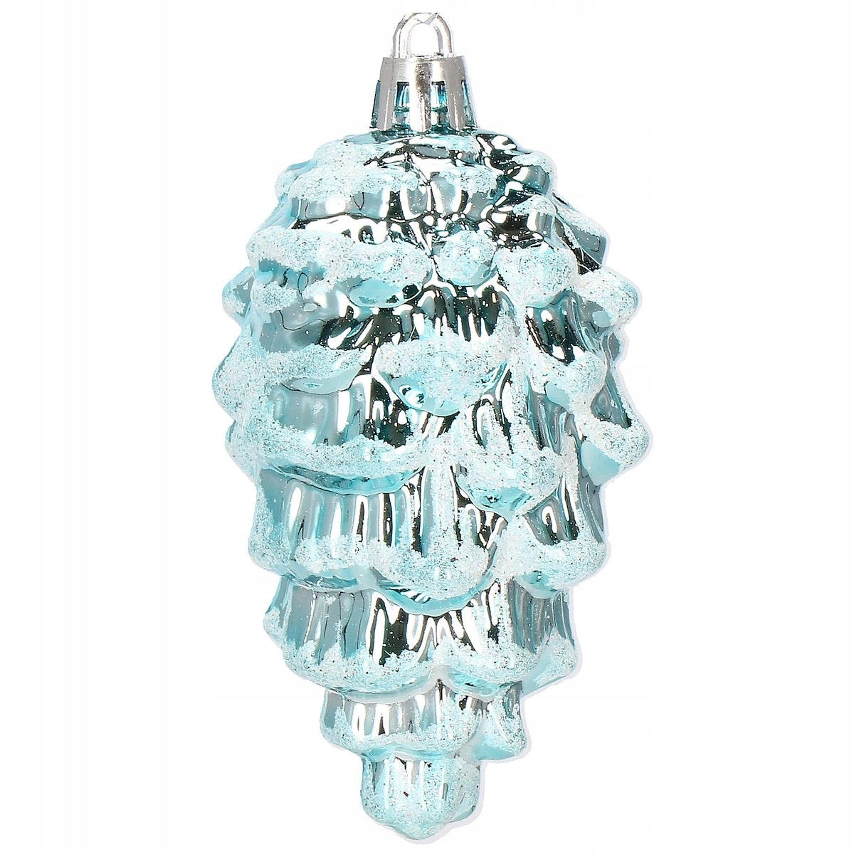 Set globuri si decoratiuni de Craciun, 72 piese, diverse dimensiuni, albastru