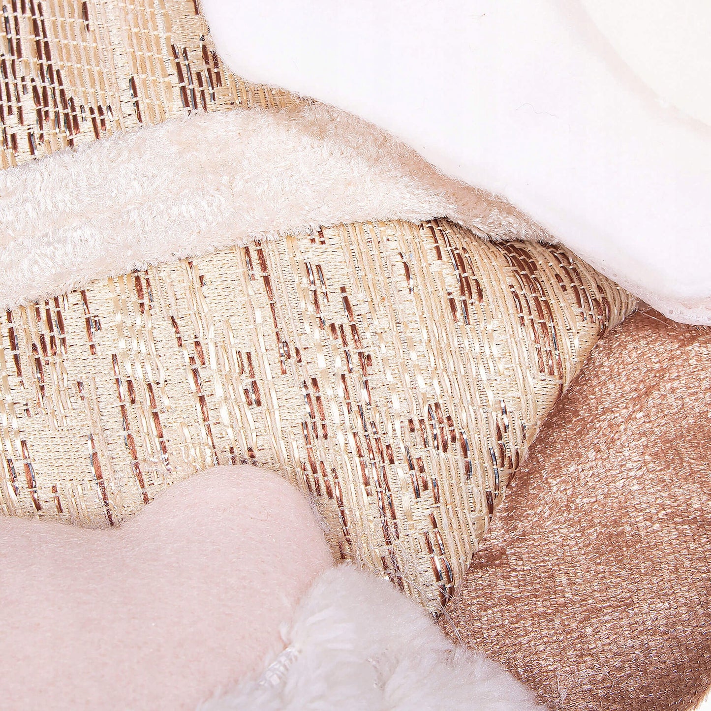 Decoratiune Craciun, soseta pentru cadouri cu Mos Craciun 45cm, maro