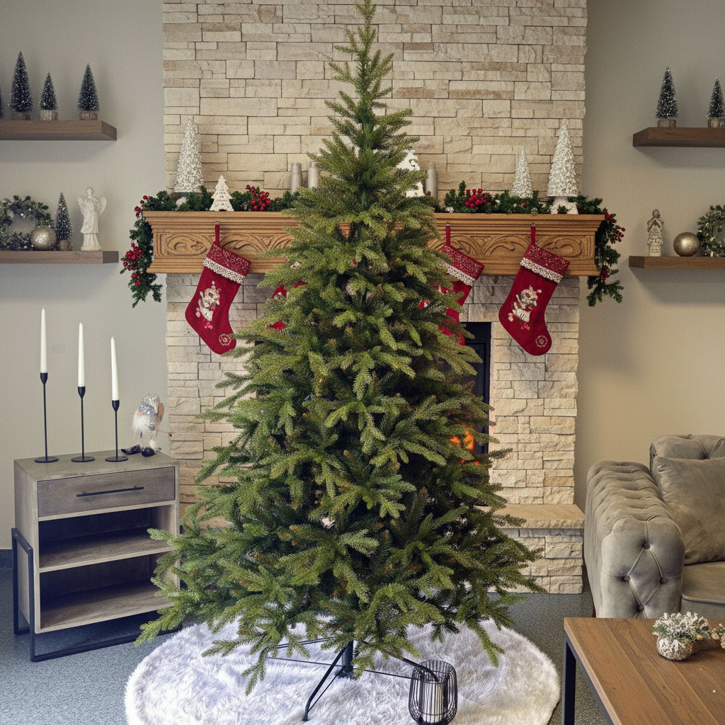 Brad artificial Christmas Deluxe by , Nature, 2D+3D, 230cm