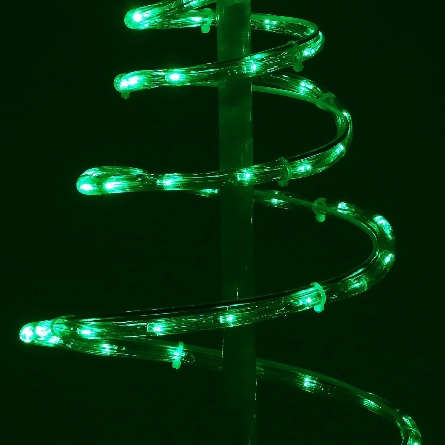 (DL) Instalatie lumini pentru Craciun, Brad stilizat, , 192 LED-uri, 124cm, verde