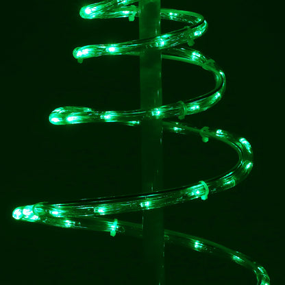 (DL) Instalatie lumini pentru Craciun, Brad stilizat, , 192 LED-uri, 124cm, verde