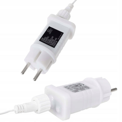 (DL) Ghirlanda luminoasa tip perdea 200 LED-uri, 8m, pentru interior/exterior, iluminare albastra